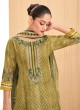 Shagufta Green Pant Style Salwar Suit